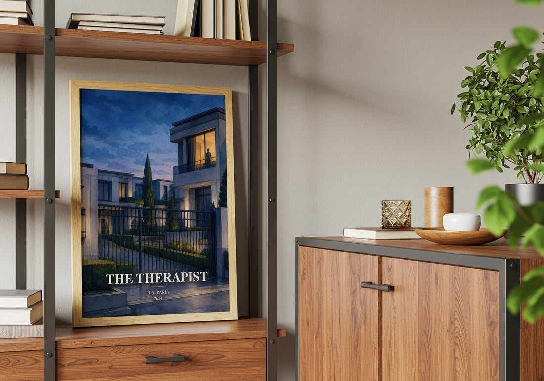 The Therapist book watercolour illustration paper finish options – matte satin gloss