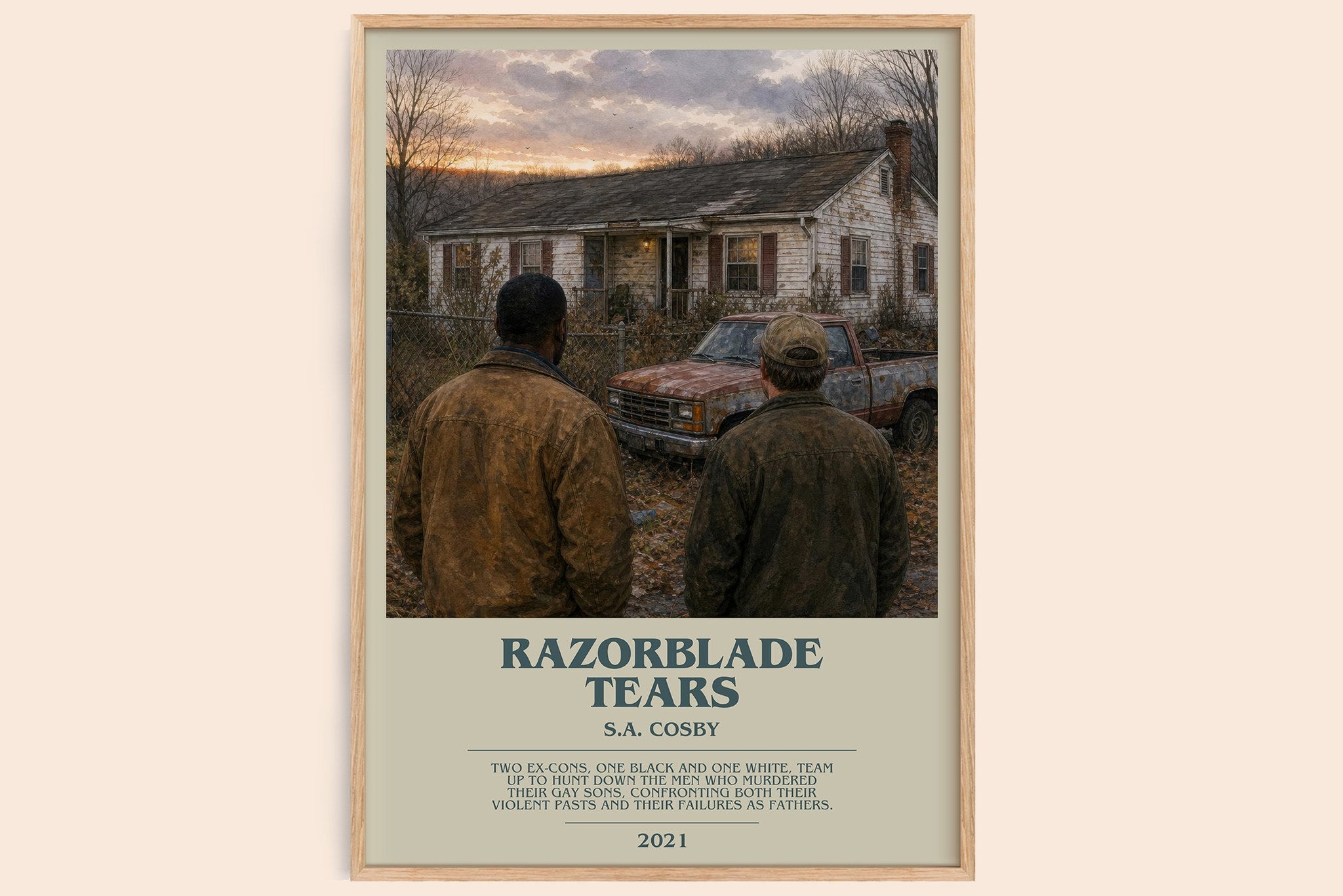 Razorblade Tears Bookish Wall Art by S.A. Cosby