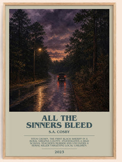 All the Sinners Bleed Bookish Wall Art by S.A. Cosby – image 1