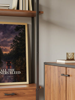 All the Sinners Bleed book watercolour illustration paper finish options – matte satin gloss