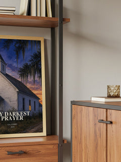 My Darkest Prayer book watercolour illustration paper finish options – matte satin gloss