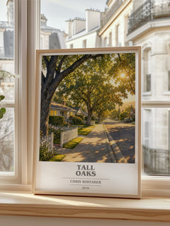 Tall Oaks book cover poster colour and style options – Chris Whitaker book art