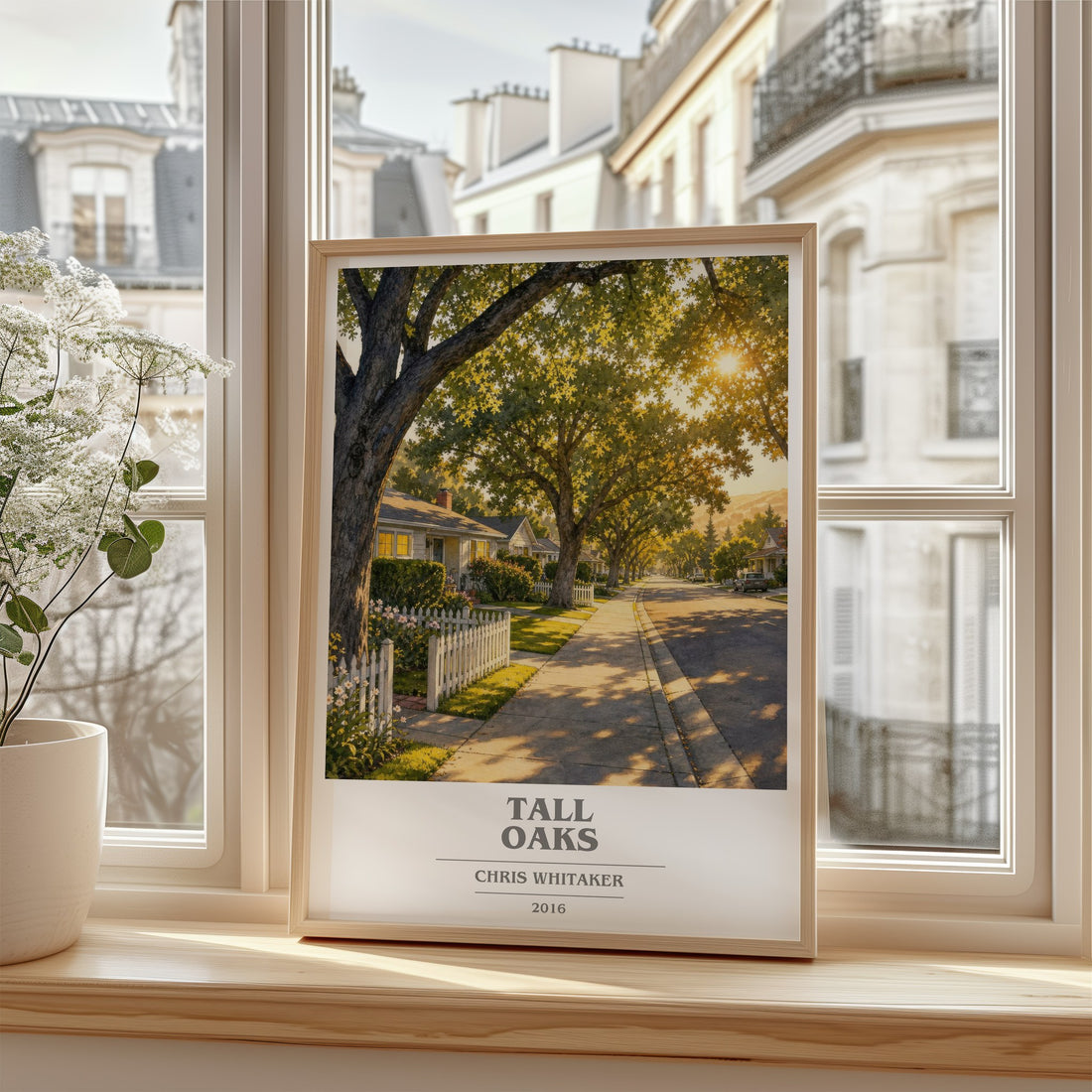 Tall Oaks book cover poster colour and style options – Chris Whitaker book art