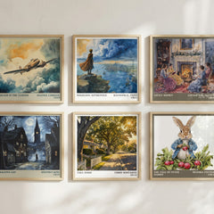 Tall Oaks literary art print colour and style options – Chris Whitaker book art