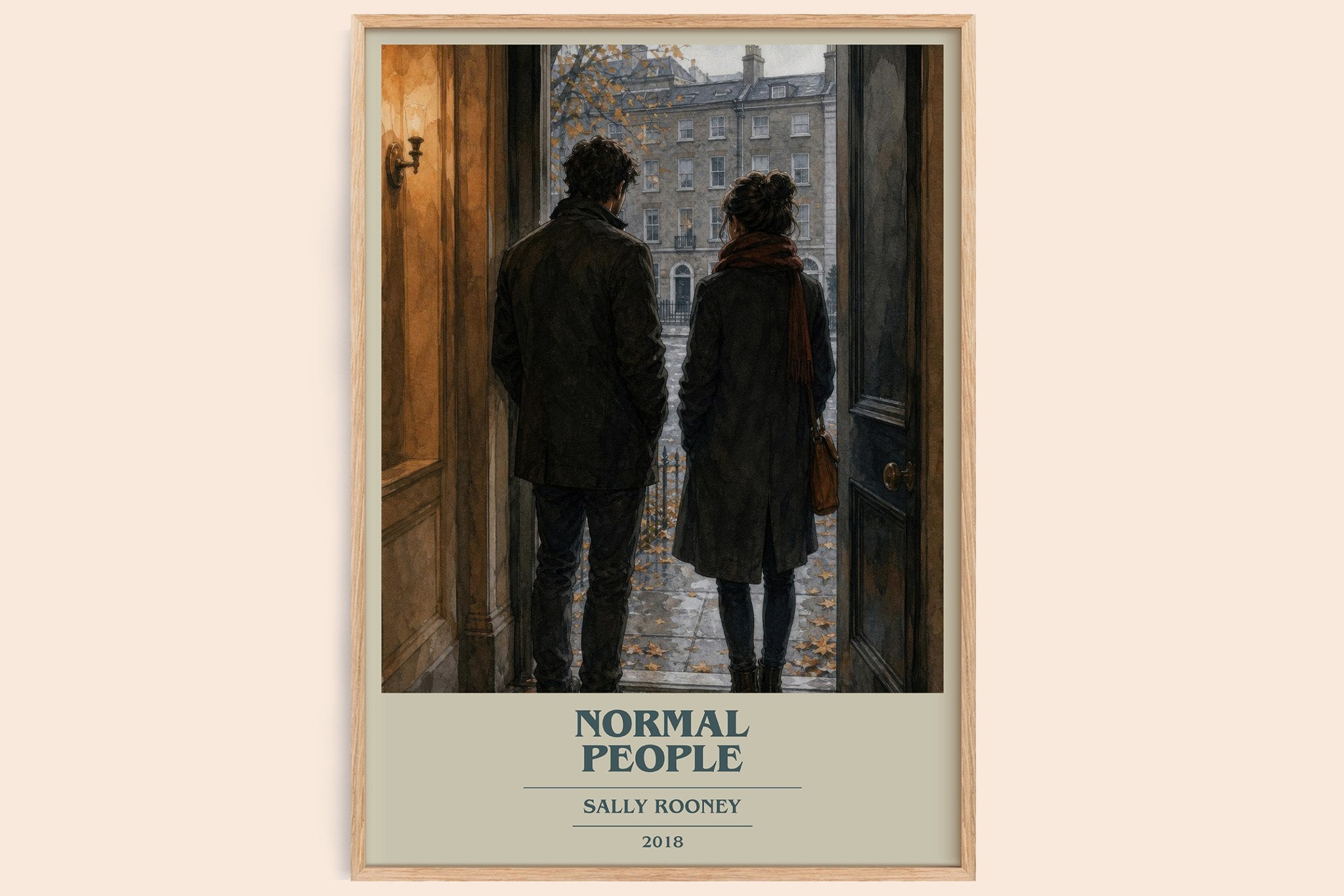 Normal People Book Cover Poster by Sally Rooney