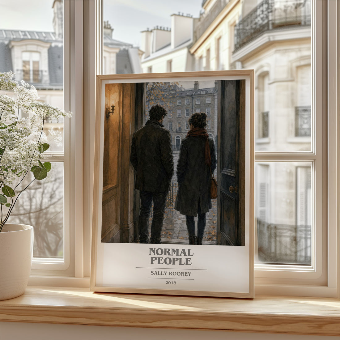 Normal People book cover poster colour and style options – Sally Rooney book art