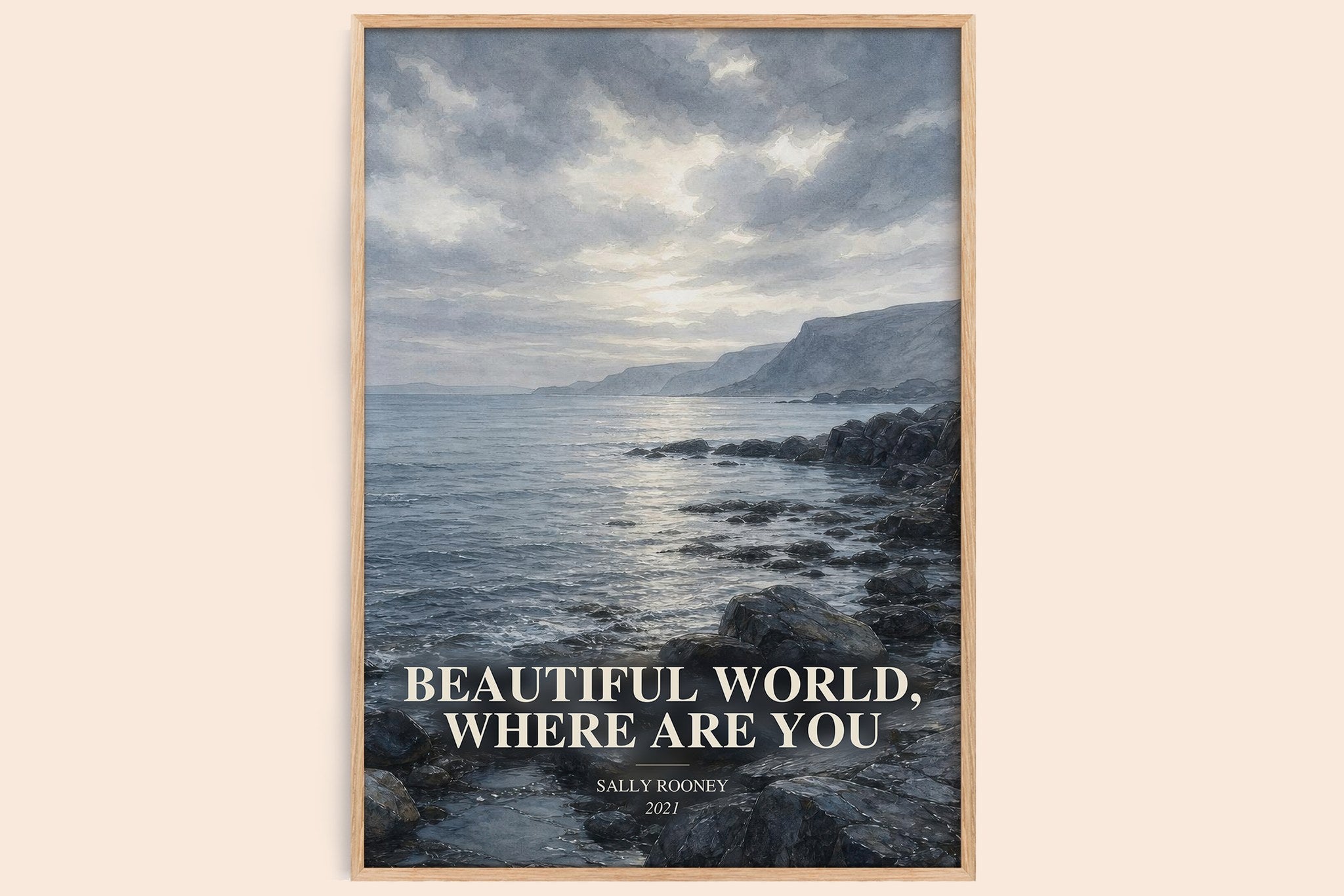 Beautiful World, Where Are You Book Watercolour Illustration by Sally Rooney