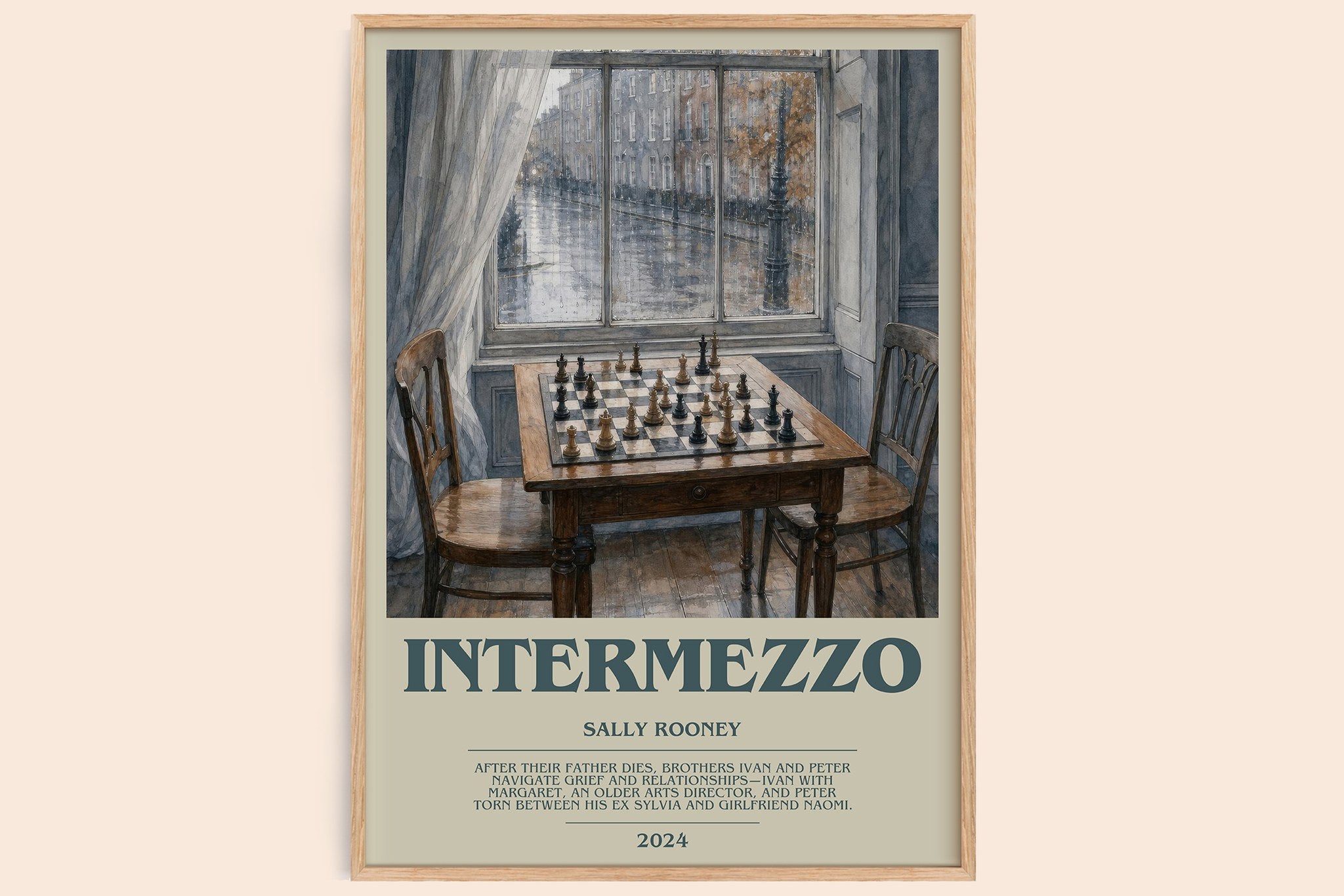 Intermezzo Bookish Wall Art by Sally Rooney