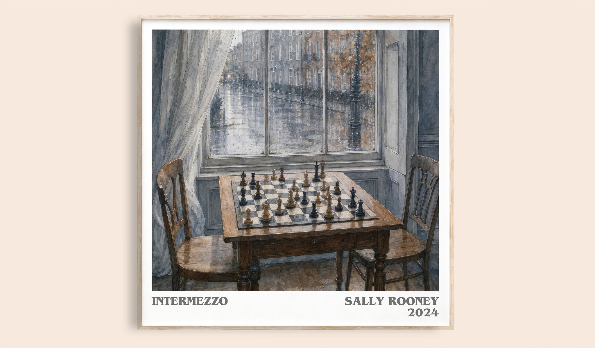 Intermezzo Literary Art Print by Sally Rooney