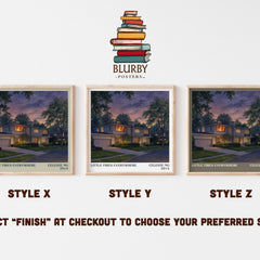 Little Fires Everywhere literary print in frame leaning in hallway – contemporary fiction wall art