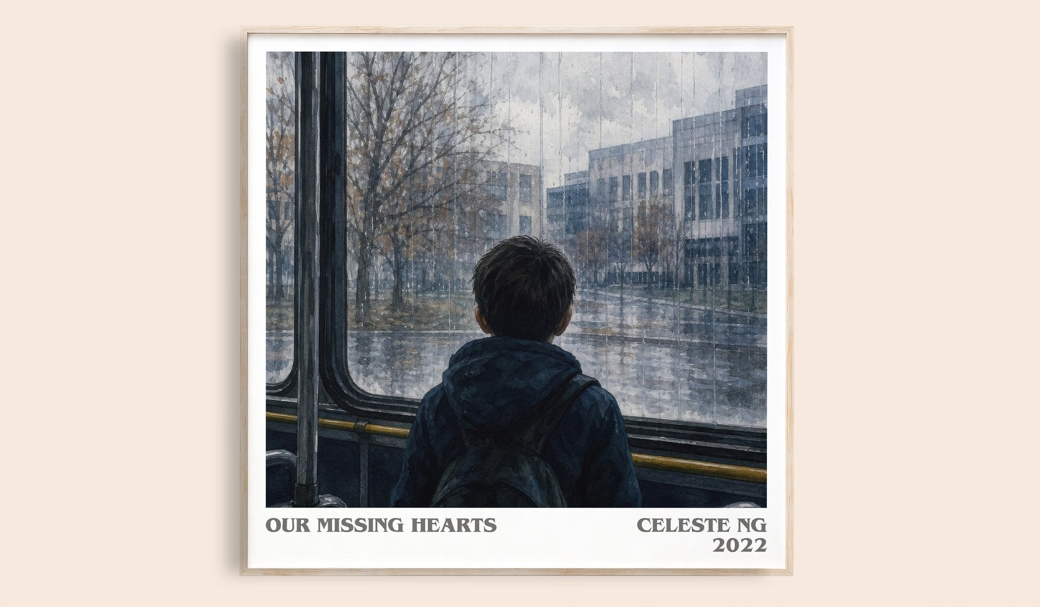 Our Missing Hearts Literary Art Print by Celeste Ng