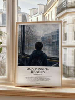 Our Missing Hearts Bookish Wall Art by Celeste Ng – image 2