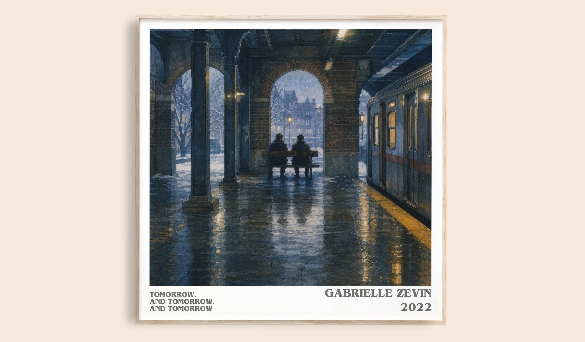 Tomorrow, and Tomorrow, and Tomorrow Literary Art Print by G. Zevin