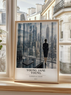 Young Jane Young book cover poster colour and style options – Gabrielle Zevin book art