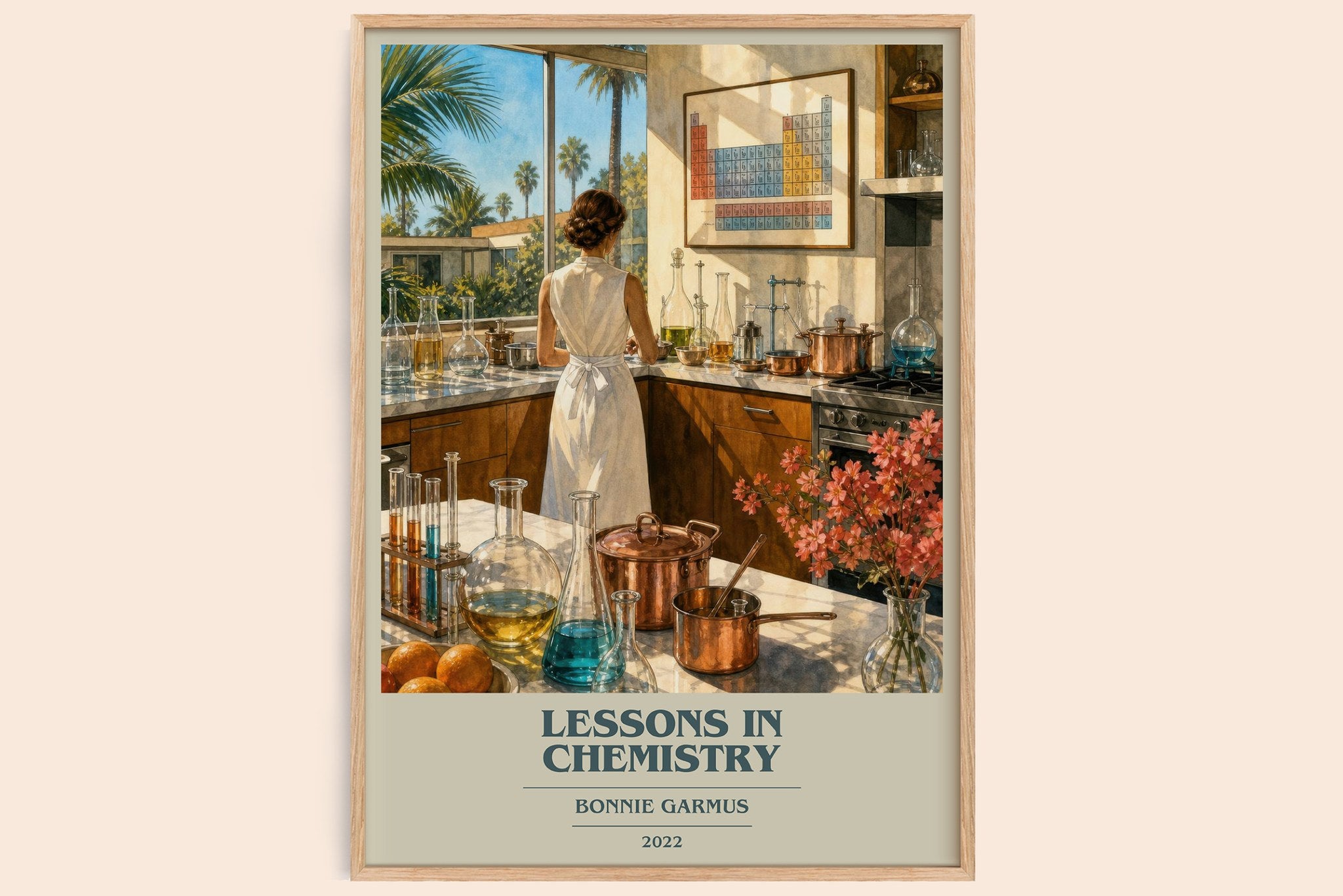 Lessons in Chemistry Book Cover Poster by Bonnie Garmus