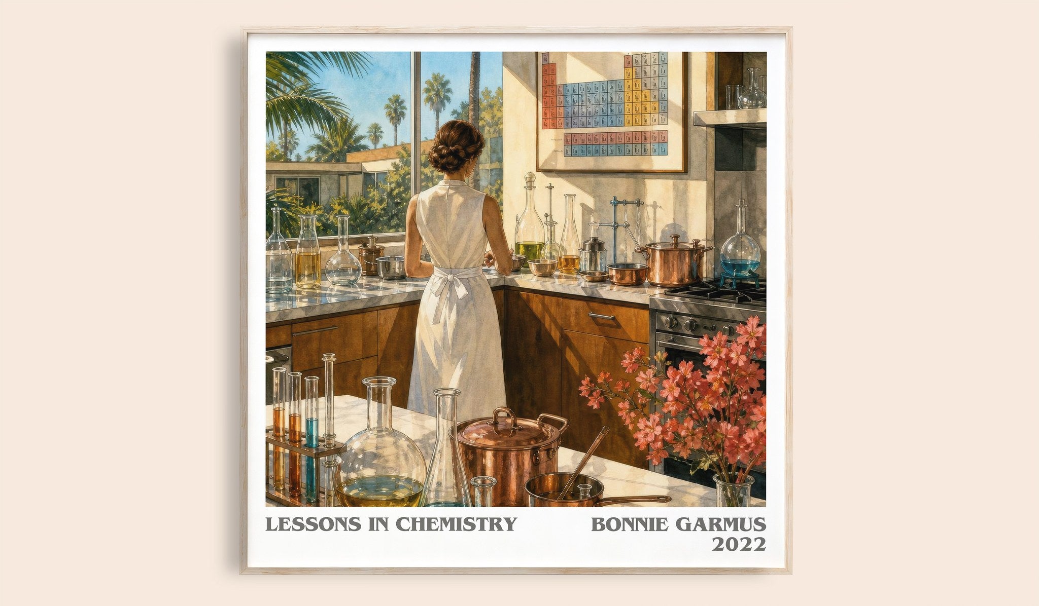 Lessons in Chemistry Literary Art Print by Bonnie Garmus
