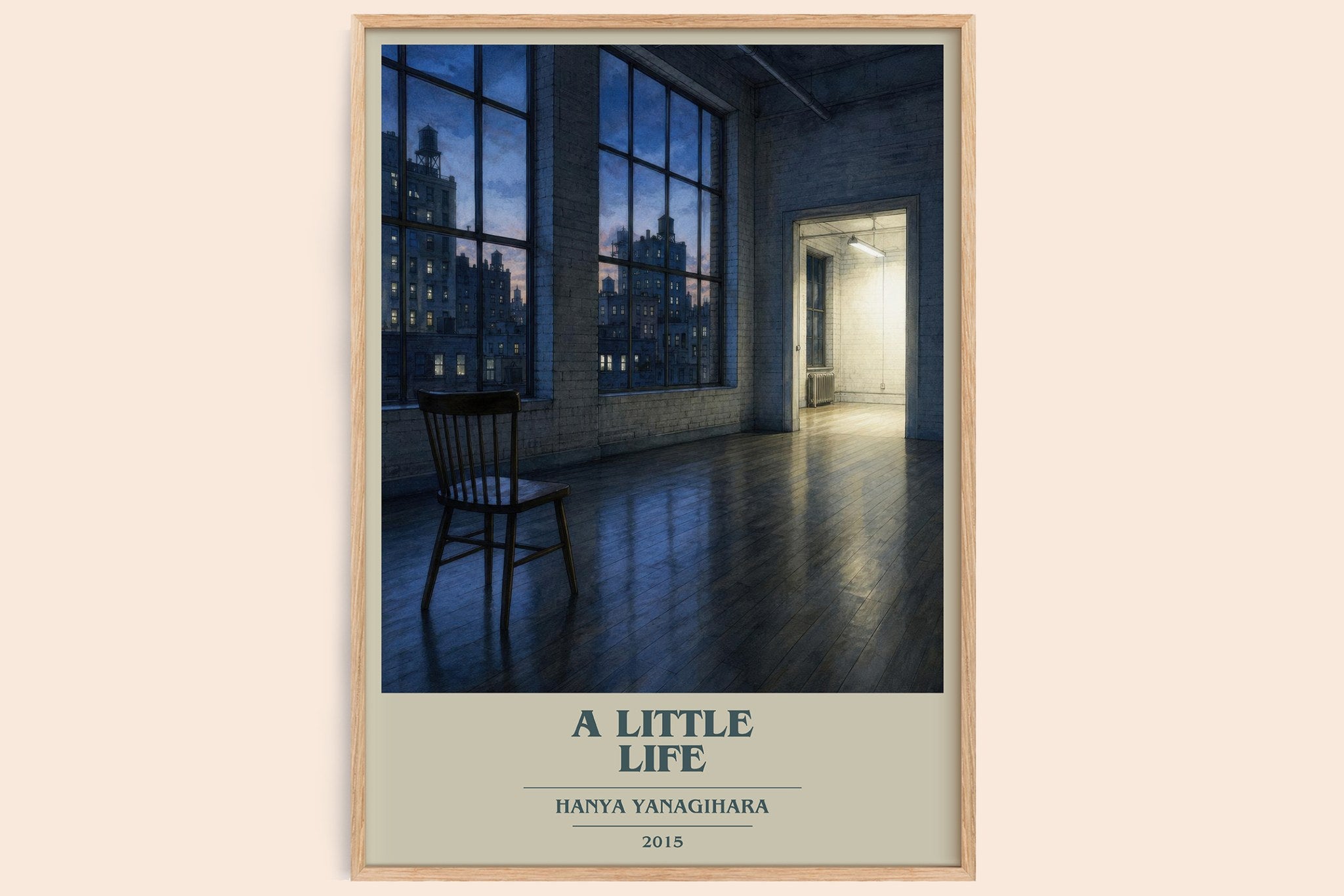 A Little Life Book Cover Poster by Hanya Yanagihara