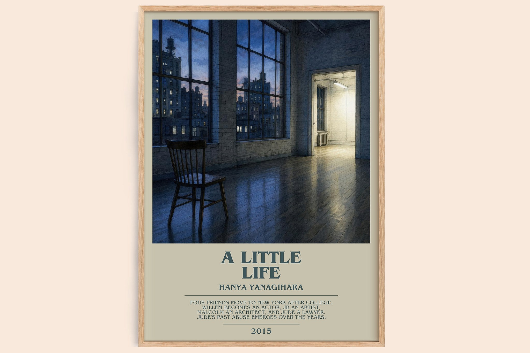 A Little Life Bookish Wall Art by Hanya Yanagihara