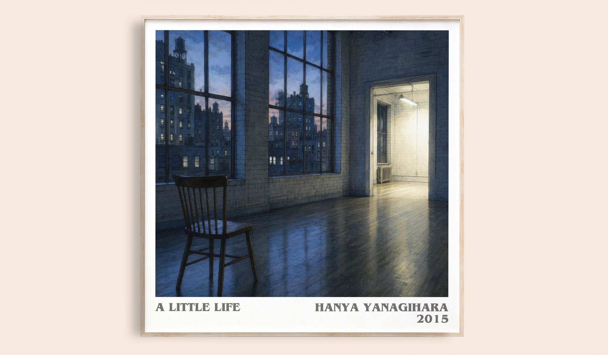 A Little Life Literary Art Print by Hanya Yanagihara