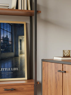 A Little Life book watercolour illustration paper finish options – matte satin gloss