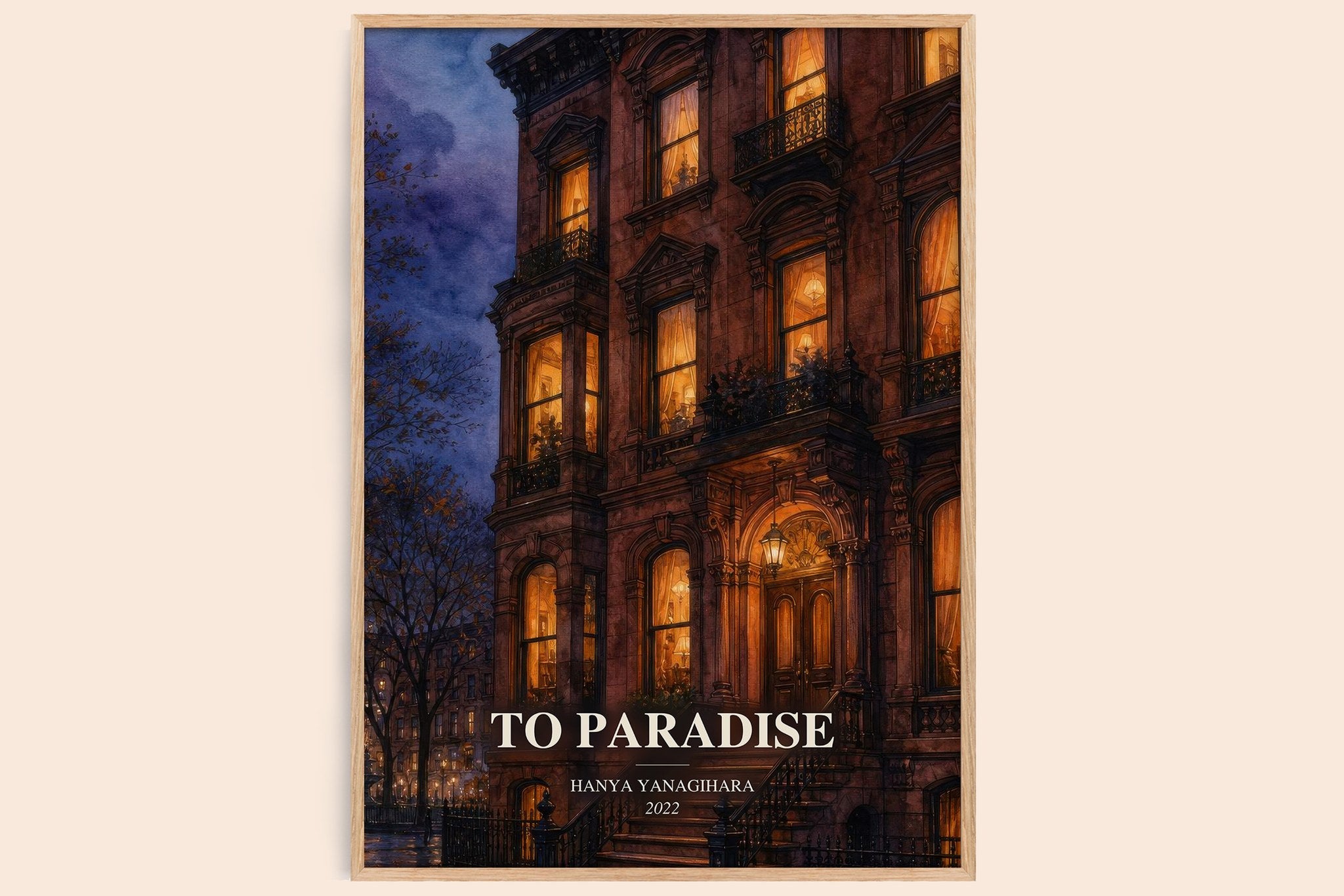 To Paradise Book Watercolour Illustration by Hanya Yanagihara