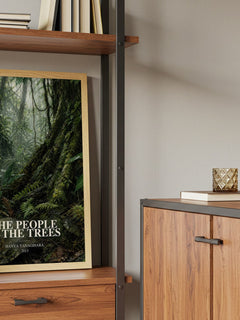The People in the Trees book watercolour illustration paper finish options – matte satin gloss