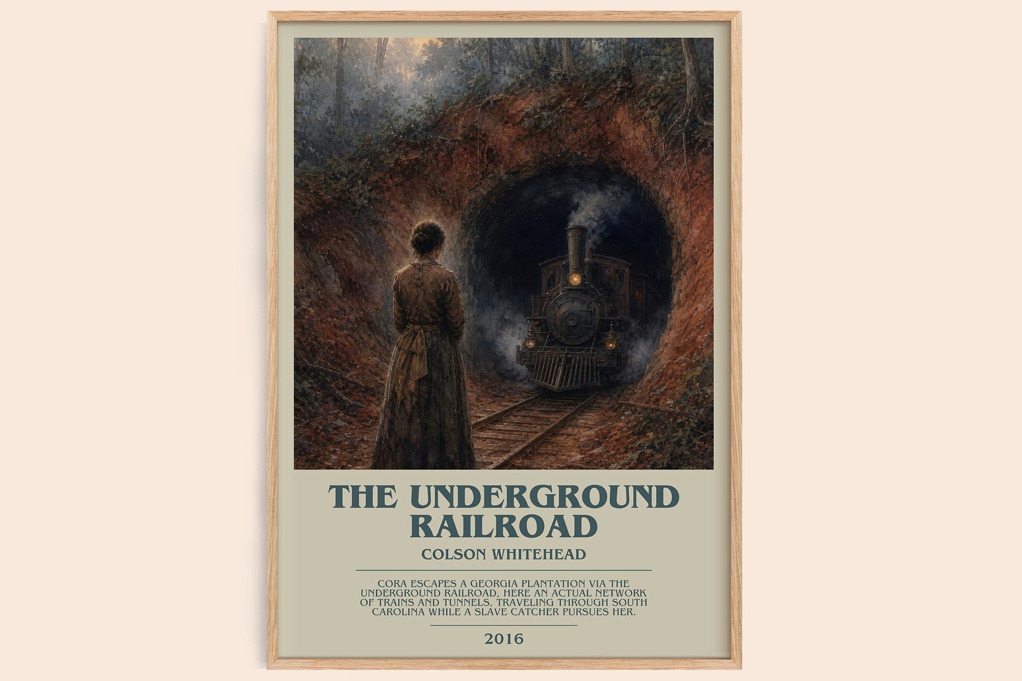The Underground Railroad Bookish Wall Art by Colson Whitehead