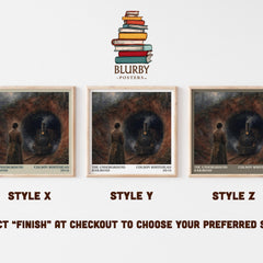 The Underground Railroad literary print in frame leaning in hallway – historical fiction wall art