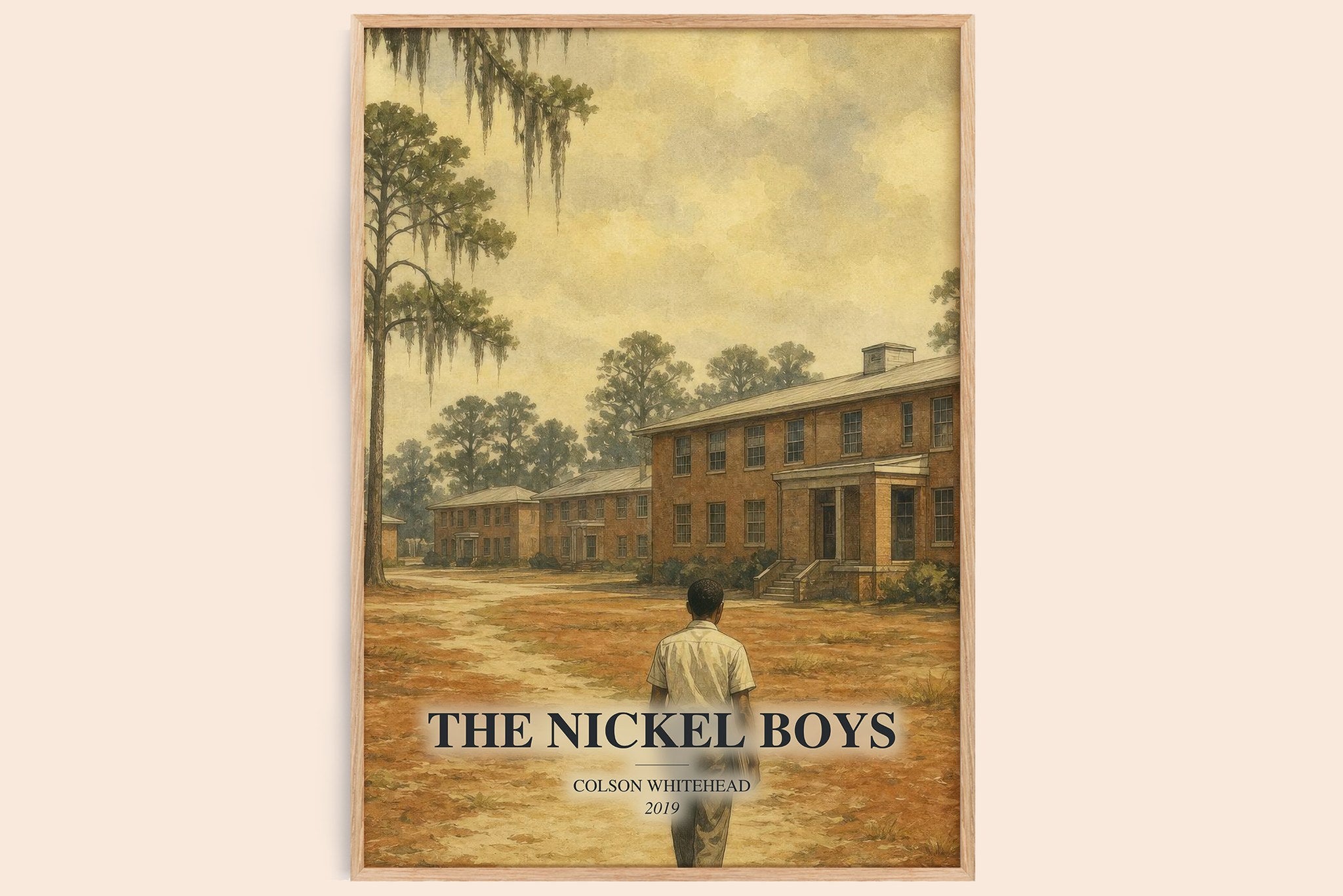 The Nickel Boys Book Watercolour Illustration by Colson Whitehead