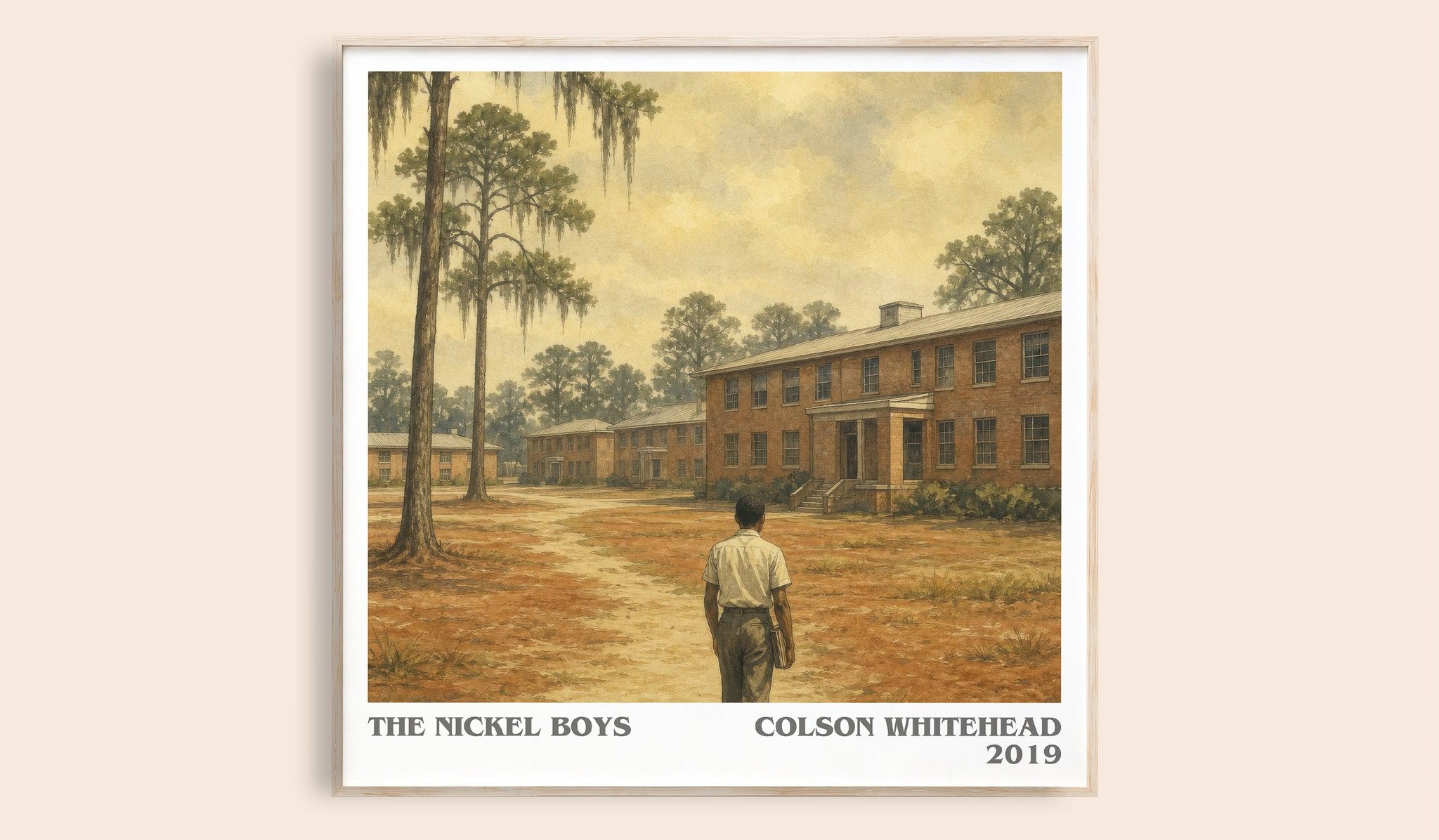 The Nickel Boys Literary Art Print by Colson Whitehead