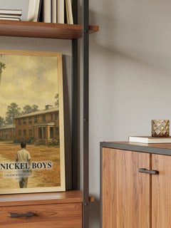 The Nickel Boys book watercolour illustration paper finish options – matte satin gloss
