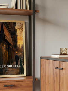 Harlem Shuffle book watercolour illustration paper finish options – matte satin gloss