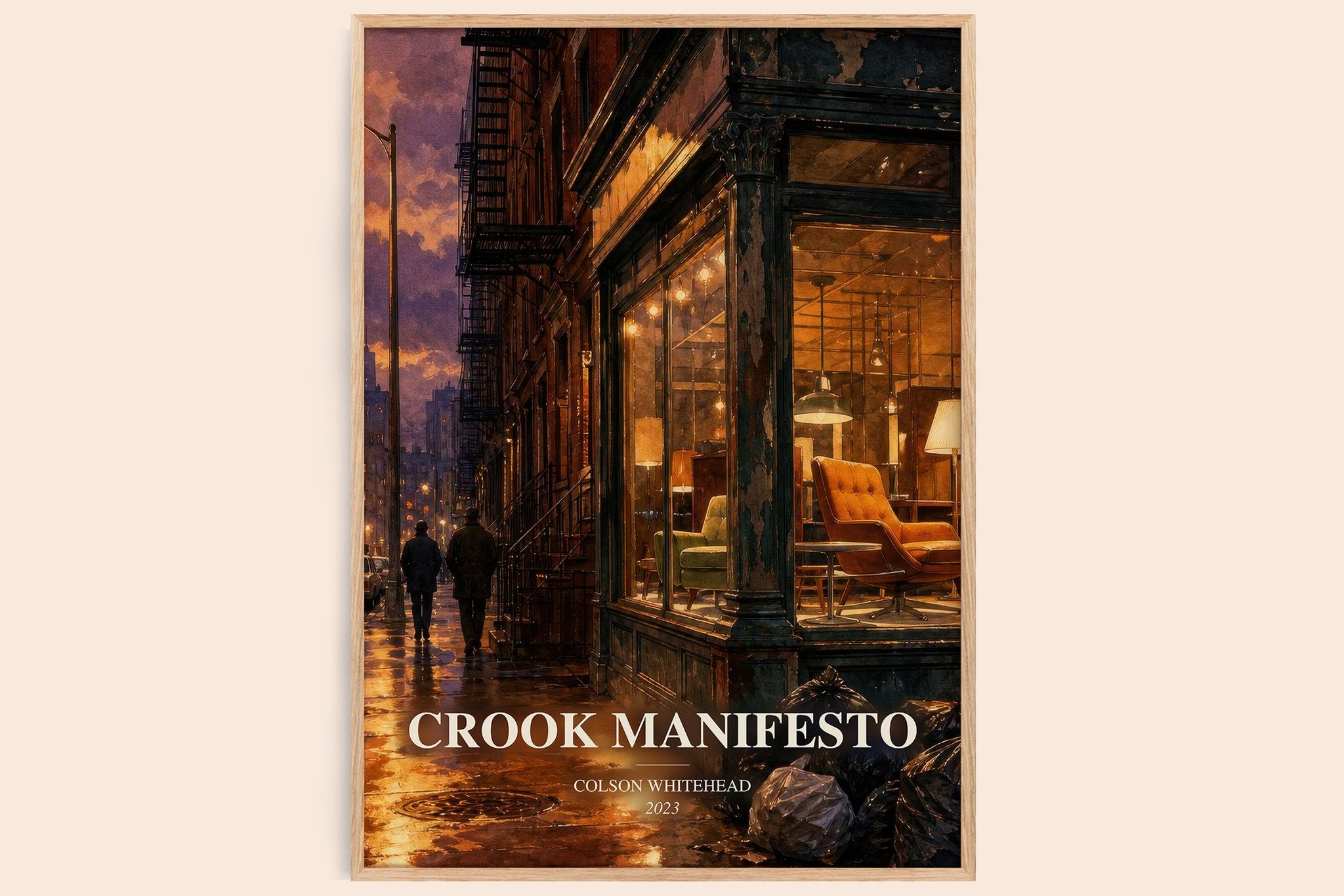 Crook Manifesto Book Watercolour Illustration by Colson Whitehead