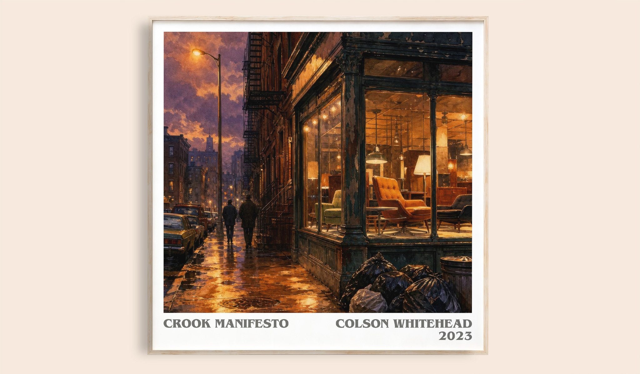 Crook Manifesto Literary Art Print by Colson Whitehead