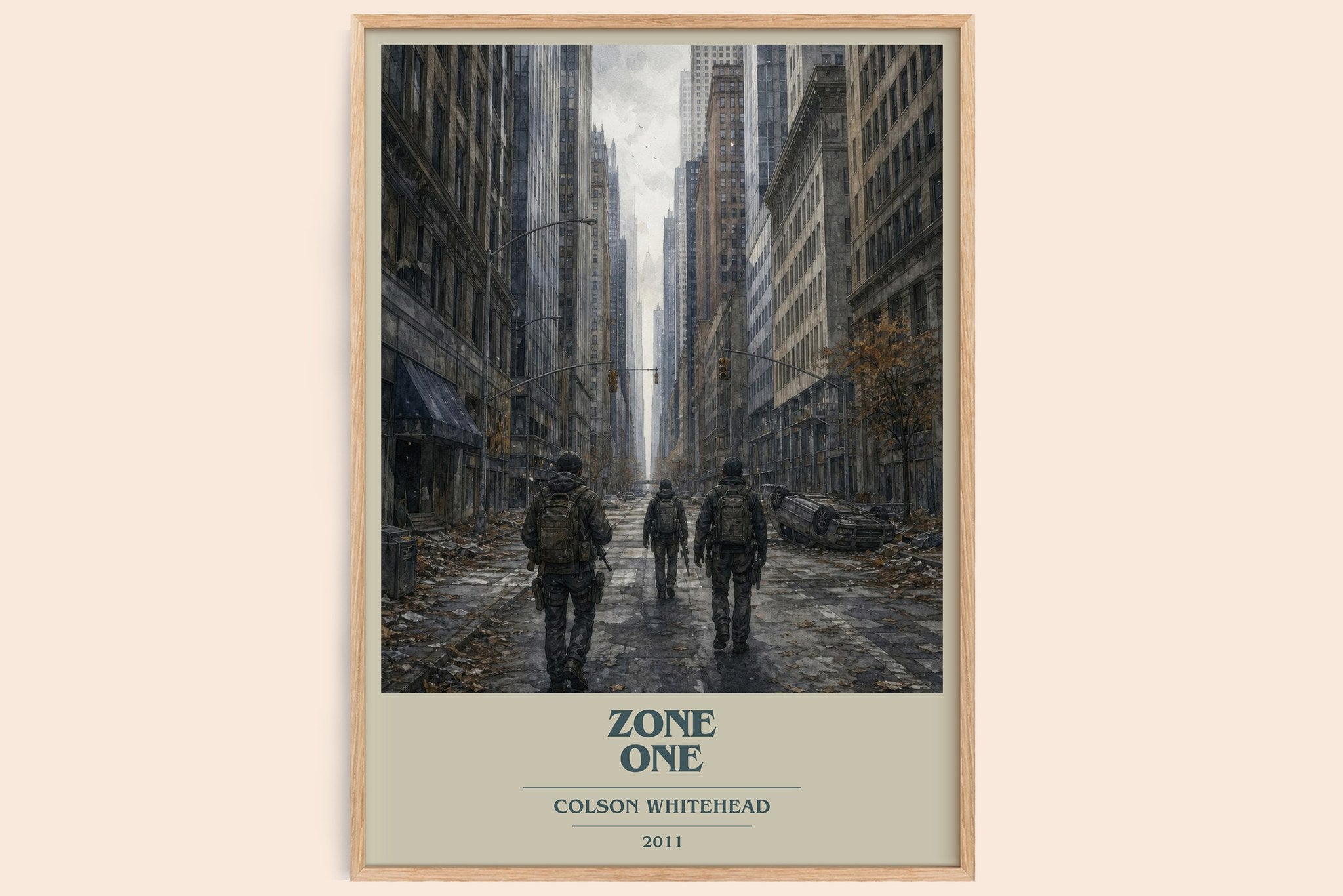 Zone One Book Cover Poster by Colson Whitehead
