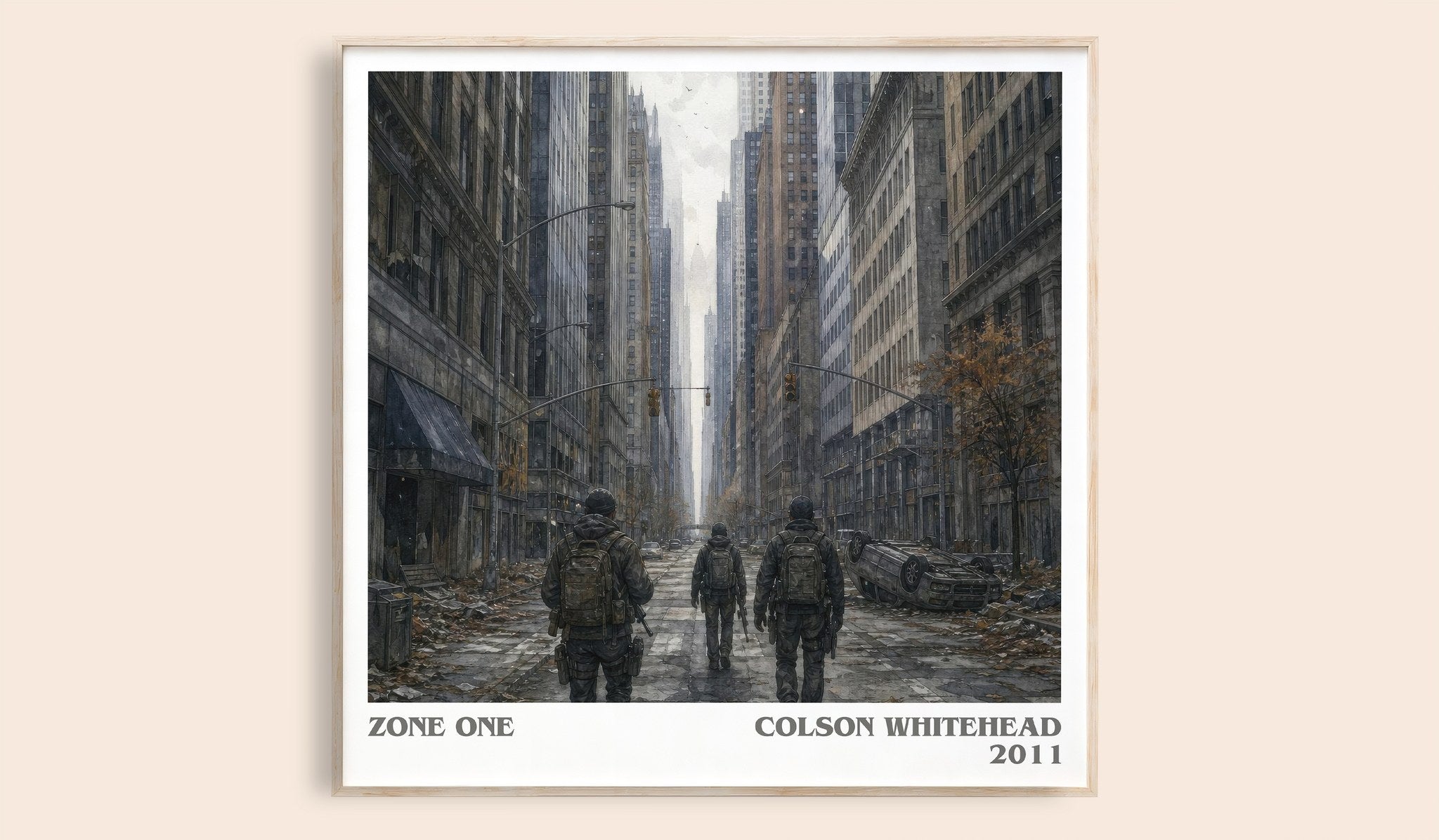 Zone One Literary Art Print by Colson Whitehead