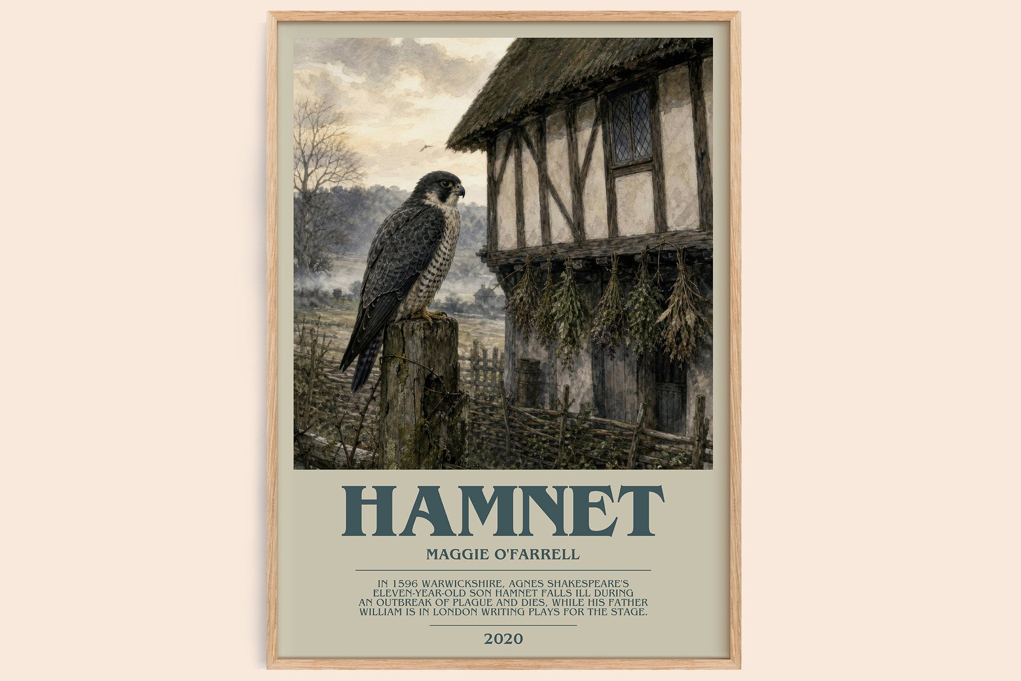 Hamnet Bookish Wall Art by Maggie O'Farrell