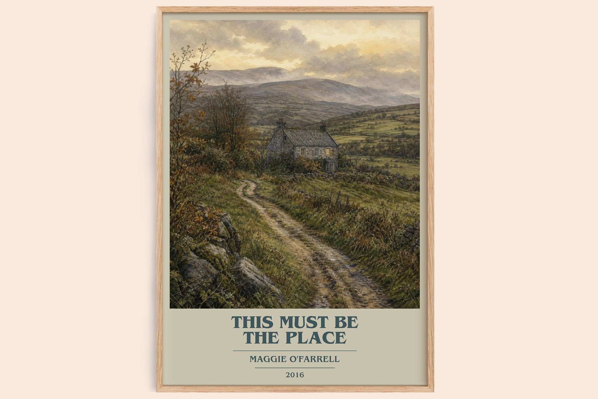This Must Be the Place Book Cover Poster by Maggie O'Farrell