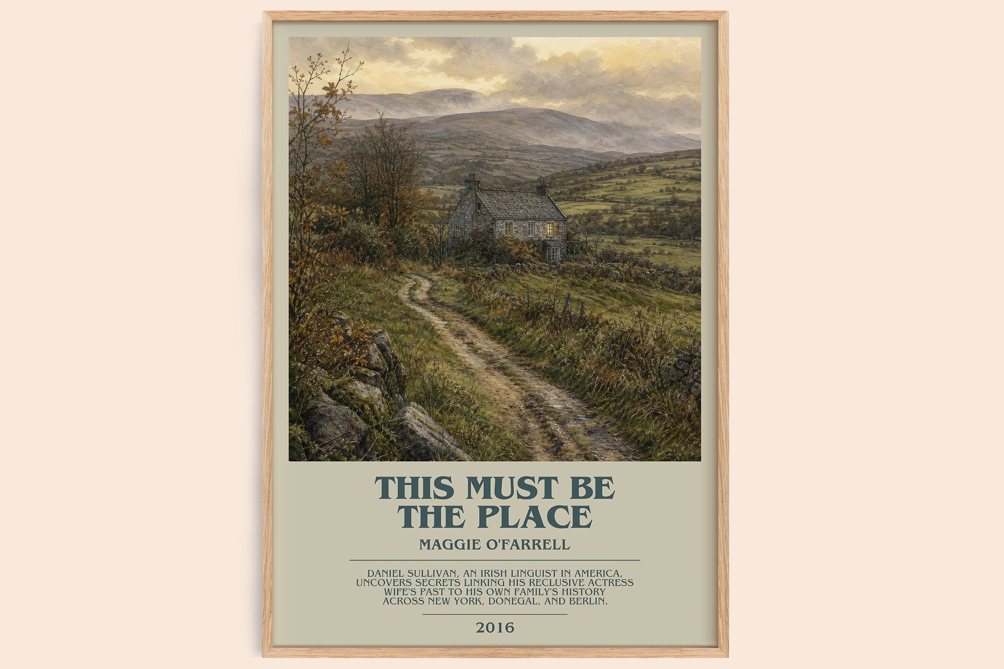 This Must Be the Place Bookish Wall Art by Maggie O'Farrell