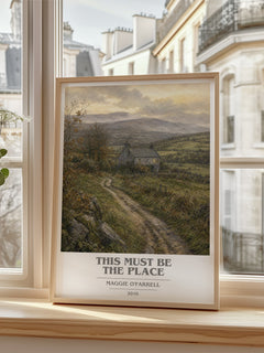 This Must Be the Place book cover poster colour and style options – Maggie O'Farrell book art