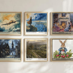 This Must Be the Place literary art print colour and style options – Maggie O'Farrell book art