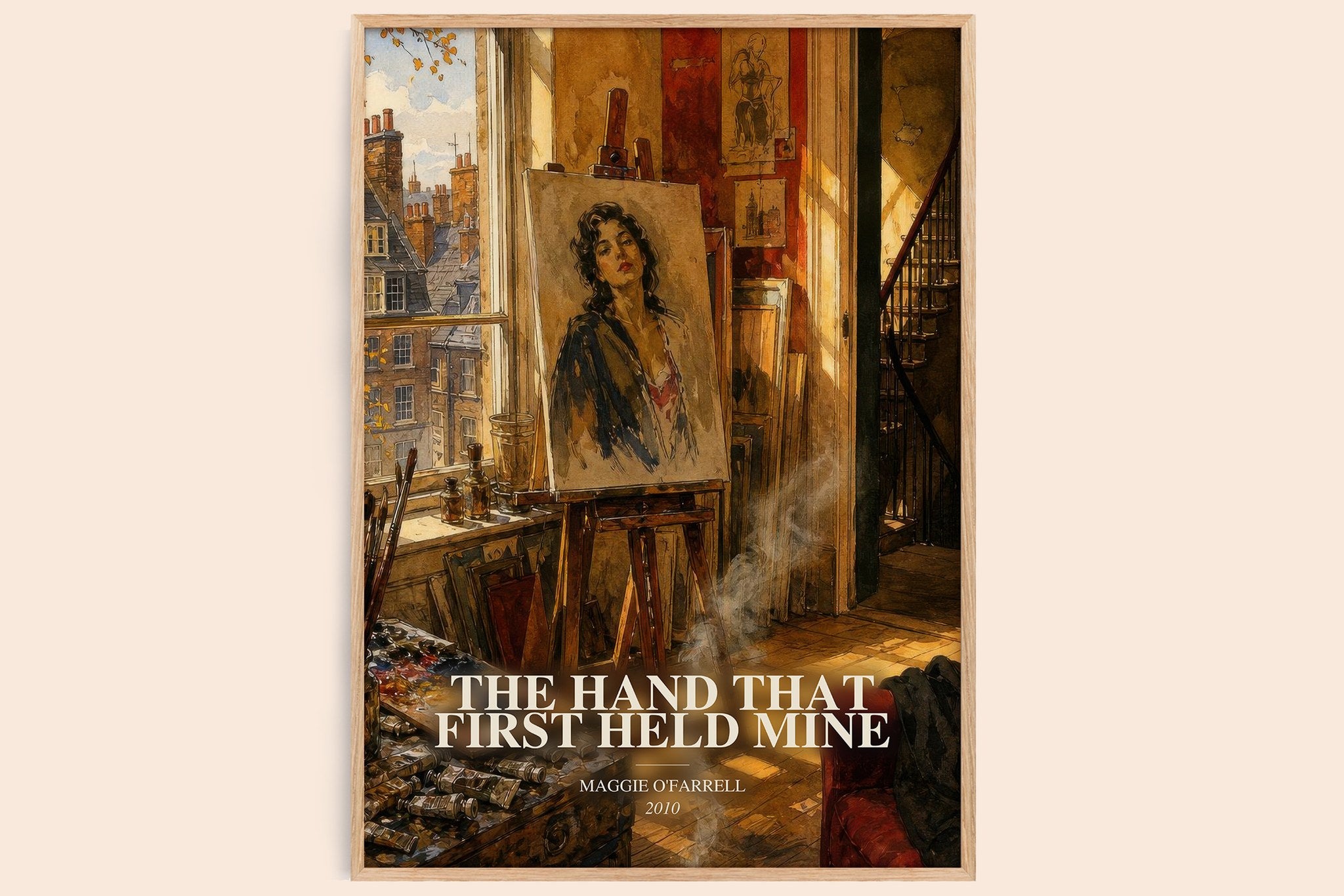 Hand That First Held Mine Book Watercolour Illustration by Maggie O'Farrell
