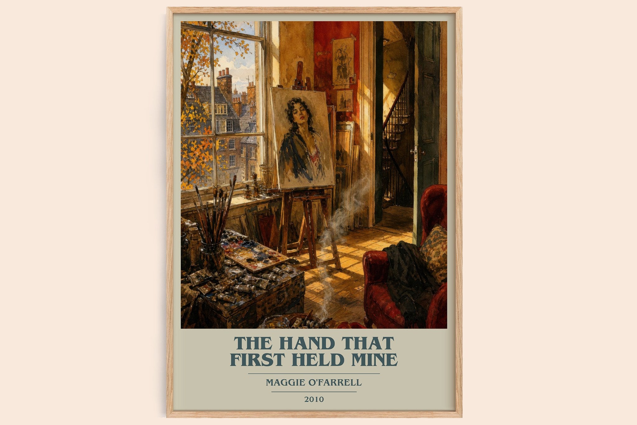 The Hand That First Held Mine Book Cover Poster by Maggie O'Farrell