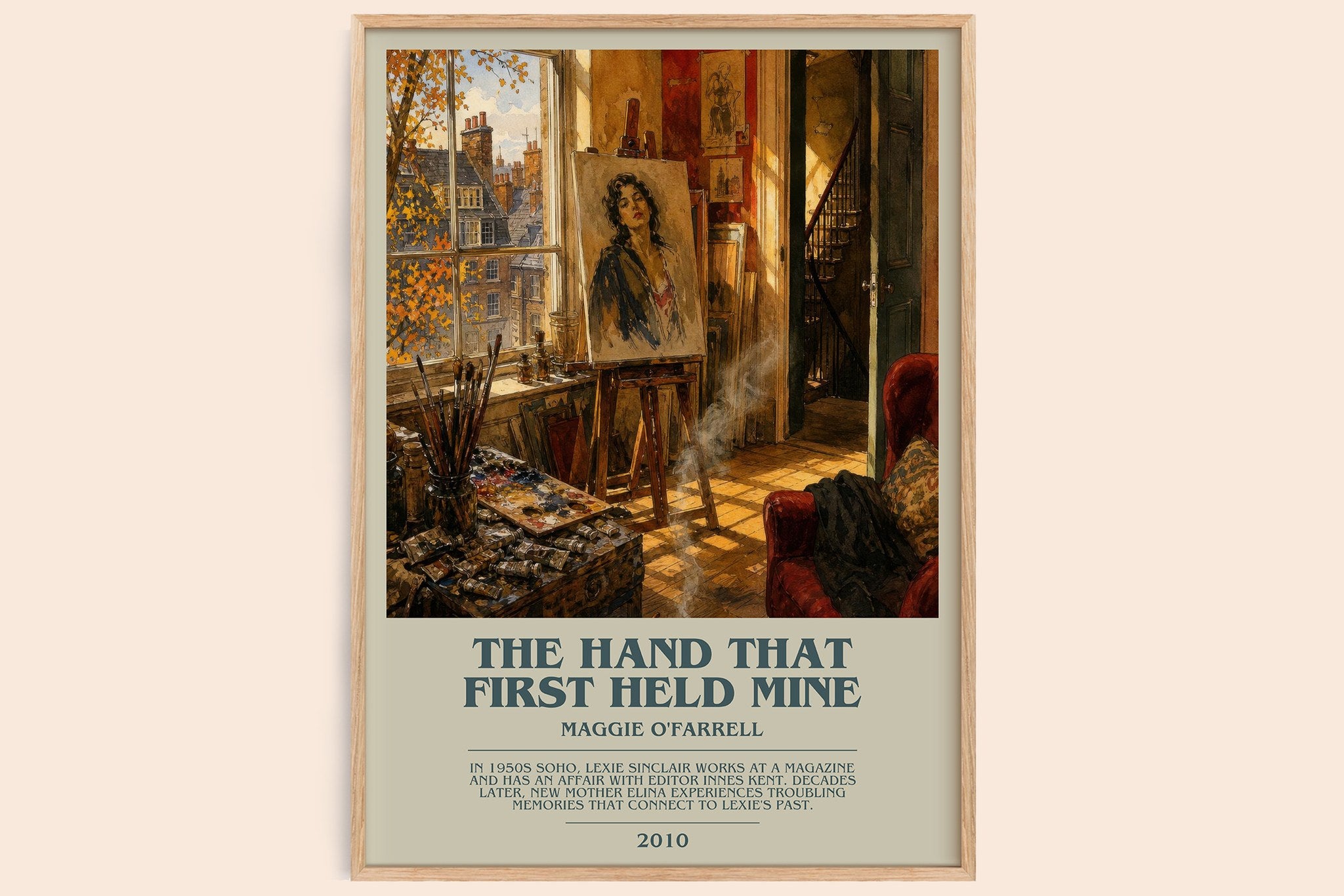The Hand That First Held Mine Bookish Wall Art by Maggie O'Farrell