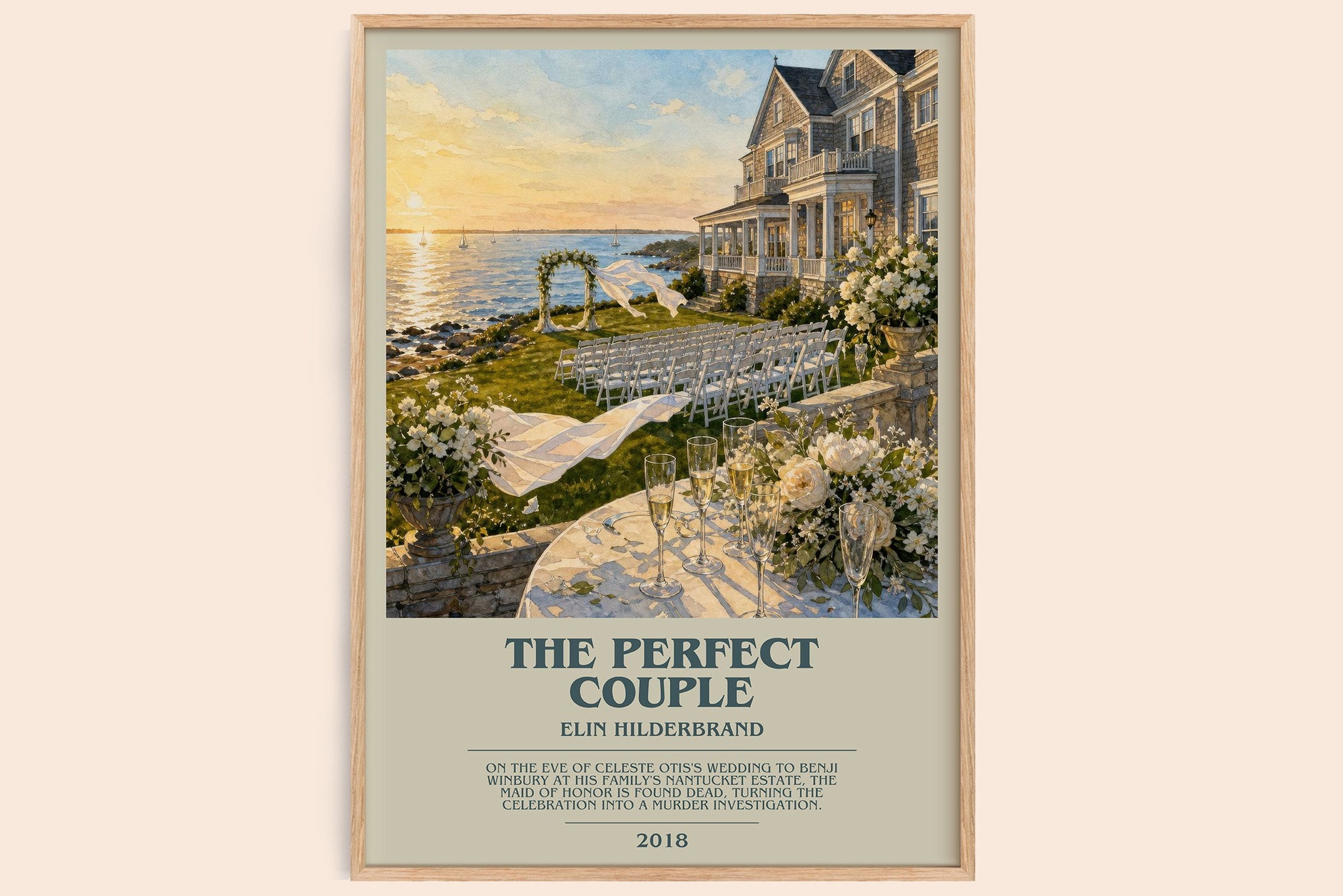 The Perfect Couple Bookish Wall Art by Elin Hilderbrand