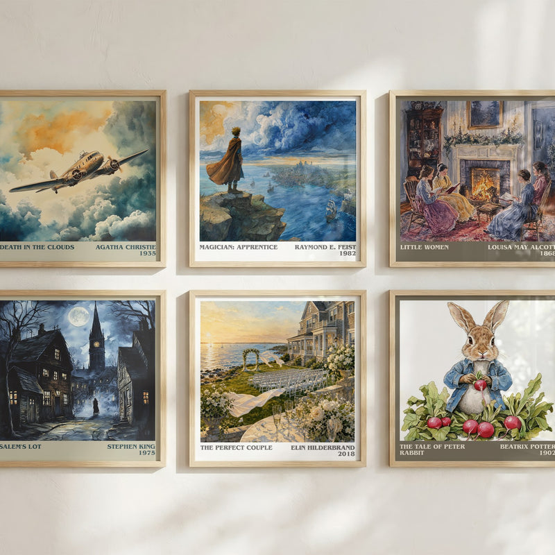 The Perfect Couple literary art print colour and style options – Elin Hilderbrand book art
