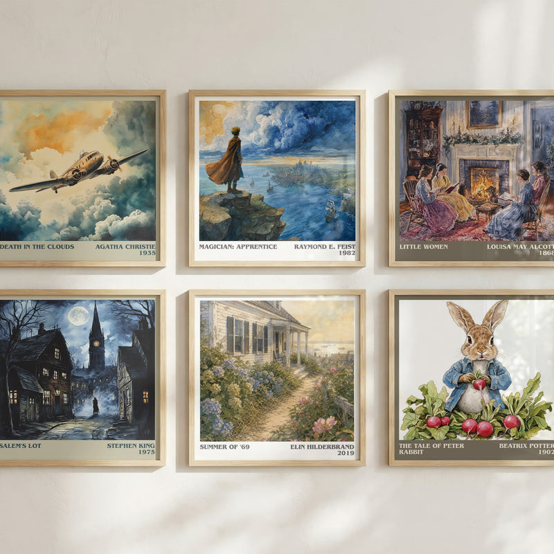Summer of '69 literary art print colour and style options – Elin Hilderbrand book art