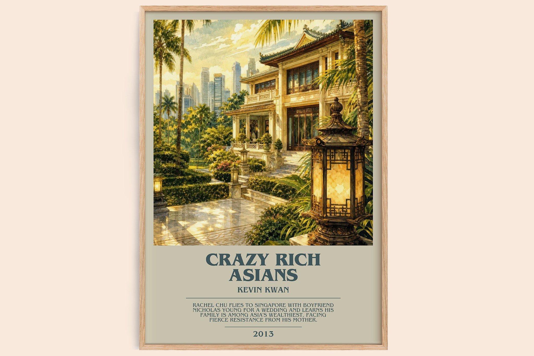 Crazy Rich Asians Bookish Wall Art by Kevin Kwan
