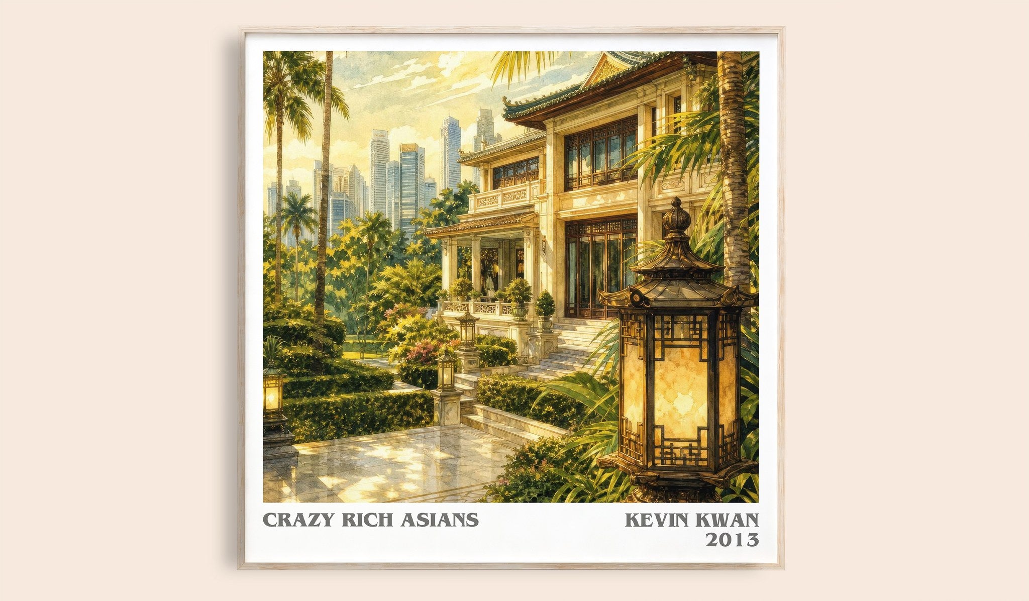 Crazy Rich Asians Literary Art Print by Kevin Kwan