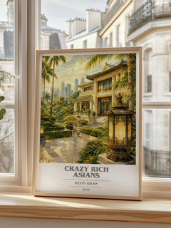 Crazy Rich Asians book cover poster colour and style options – Kevin Kwan book art